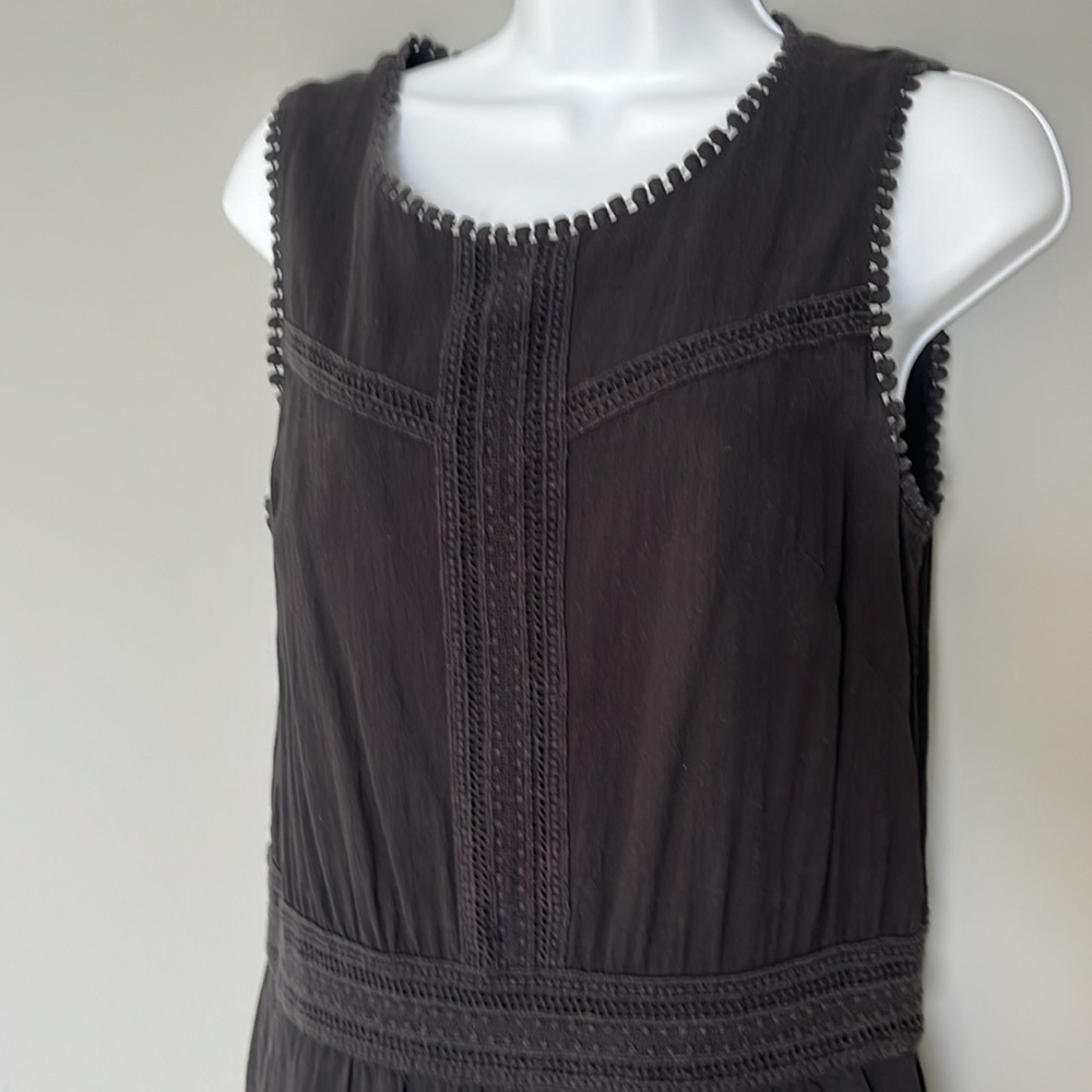 Loft Women’s Black Romper with pockets Size 4